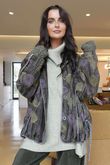 Plume Denim Jacket Green